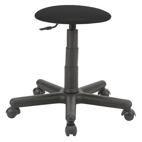 Pracovní stolička Golia s kolečky, černá