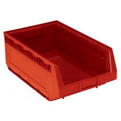 Plastový box Manutan 25 x 36,3 x 58 cm, červený