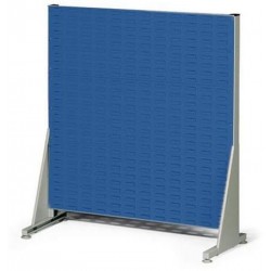 Jednostranný PERFO regál, výška 112 cm, modrý