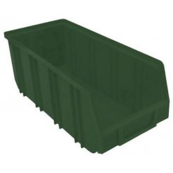 Plastový box Manutan 12,5 x 14,5 x 33,5 cm, zelený