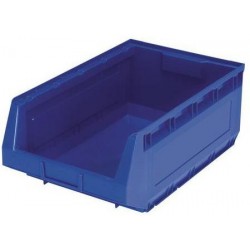 Plastový box Manutan 25 x 36,3 x 58 cm, modrý