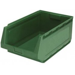 Plastový box Manutan 25 x 36,3 x 58 cm, zelený