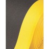 Protiúnavová průmyslová rohož Manutan s granulovaným povrchem, šířka 122 cm, metrážová, černá/žlutá