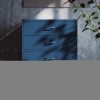 Komoda CARLA, 800 x 1015 x 400 mm, Modern: tmavě modrá barva
