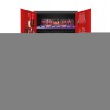 Plechová dílenská skříň s policemi BRUNO, 920 x 1850 x 500 mm, antracitovo-červená