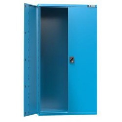Kovová dílenská skříň, 195 x 104,4 x 62,5 cm, modrá