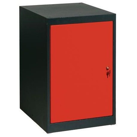 Skříňový kontejner, 80 x 51 x 59 cm, antracit/červený