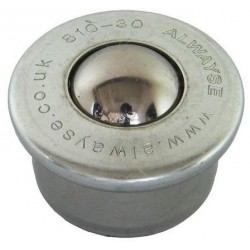 Kuličková kladka s přírubou pro nasouvání, průměr 30 mm
