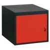 Závěsný kontejner, 47 x 51 x 59 cm, antracit/červený