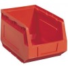Plastový box Manutan  12,5 x 14,5 x 24 cm, červený