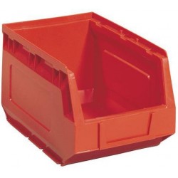 Plastový box Manutan  12,5 x 14,5 x 24 cm, červený
