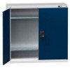 Nářaďová skříň SK2-002, 1044 x 405 x 1000 mm, šedá-tmavě modrá