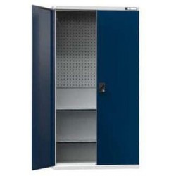 Nářaďová skříň SK2-003, 1044 x 405 x 1950 mm, šedá-tmavě modrá