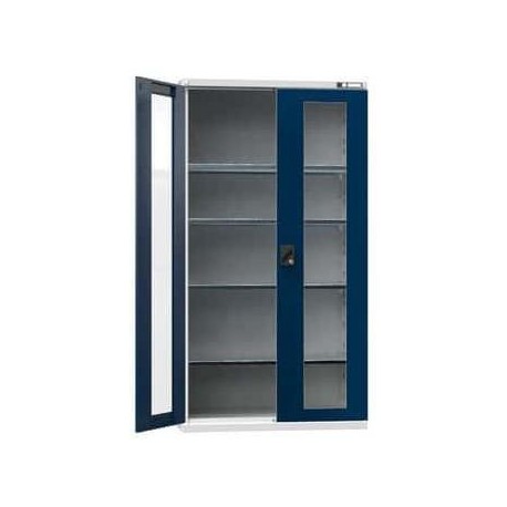 Nářaďová skříň SK1-001S, 1044 x 625 x 1950 mm, šedá-tmavě modrá