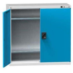 Nářaďová skříň SK2-002, 1044 x 405 x 1000 mm, šedá-modrá