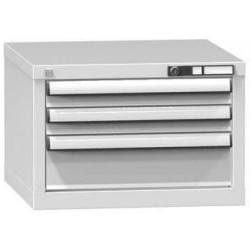 Zásuvková skříň ZA5, 578 x 600 x 390 mm, šedá-šedá