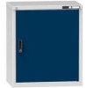 Zásuvková skříň ZP1, 731 x 464 x 840 mm, šedá-tmavě modrá