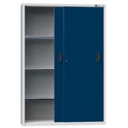 Nářaďová skříň SP2-001, 1350 x 405 x 1950 mm, šedá-tmavě modrá