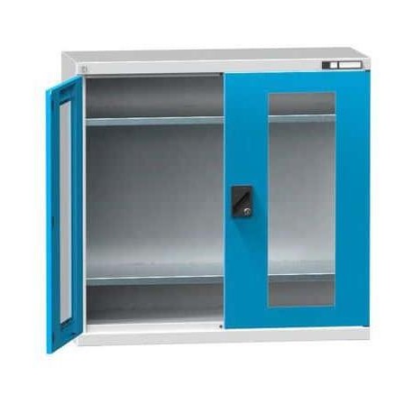 Nářaďová skříň SK2-002S, 1044 x 405 x 1000 mm, šedá-modrá