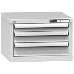 Zásuvková skříň ZA4, 578 x 600 x 390 mm, šedá-šedá