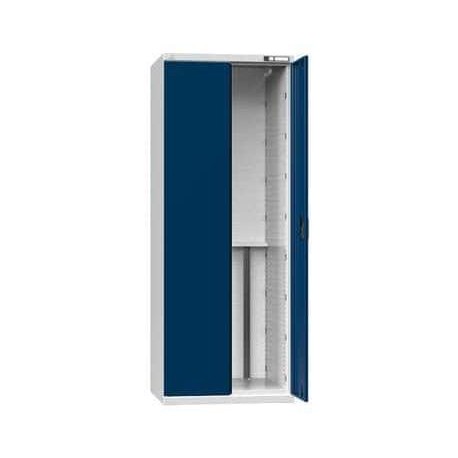 NC skříň s křídlovými dveřmi, 36x27D bez vybavení, šedá-tmavě modrá