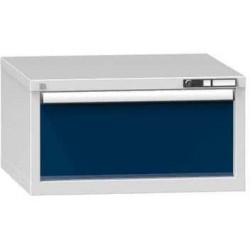 Zásuvková skříň ZB1, 731 x 753 x 390 mm, šedá-tmavě modrá