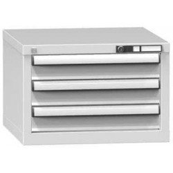 Zásuvková skříň ZA3, 578 x 600 x 390 mm, šedá-šedá