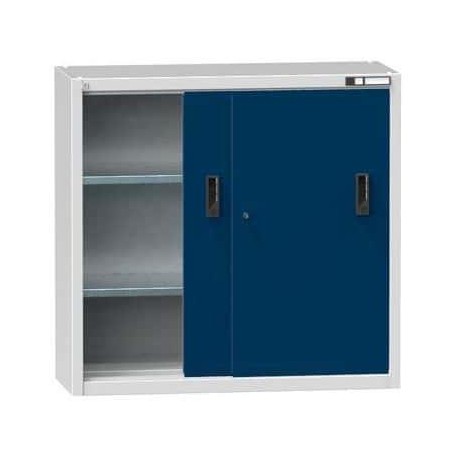 Nářaďová skříň SP1-002, 1044 x 405 x 1000 mm, šedá-tmavě modrá