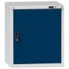 Zásuvková skříň ZD1, 731 x 600 x 840 mm, šedá-tmavě modrá