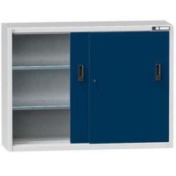 Nářaďová skříň SP2-002, 1350 x 405 x 1000 mm, šedá-tmavě modrá