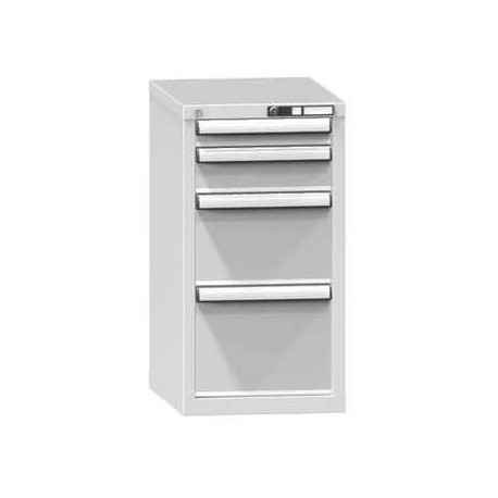 Zásuvková skříň ZL4, 442 x 600 x 840 mm, šedá-šedá