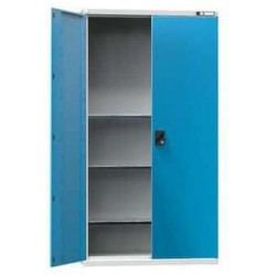Nářaďová skříň SK2-001, 1044 x 405 x 1950 mm, šedá-modrá
